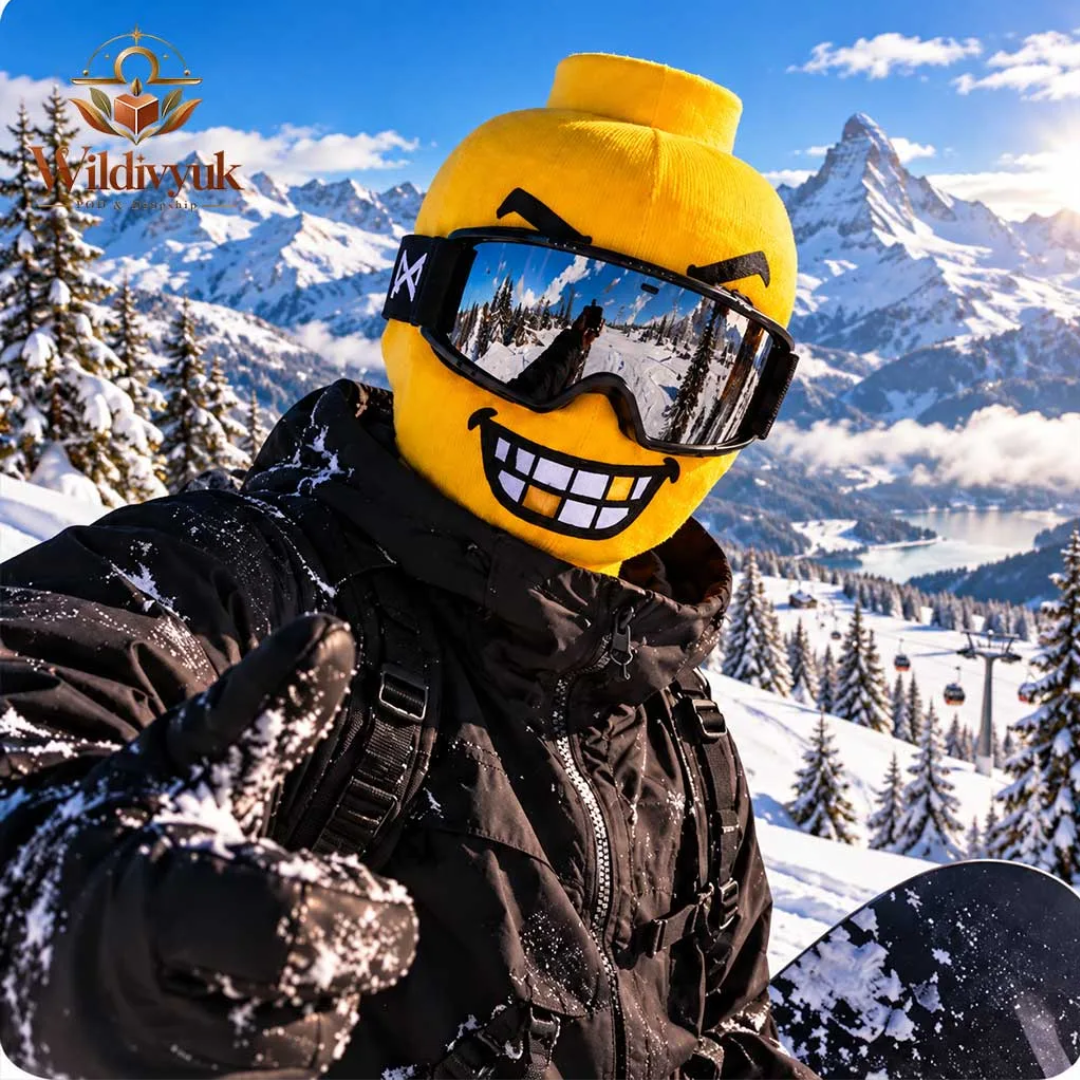 Smiley Ski Mask: Laughs on Every Slope