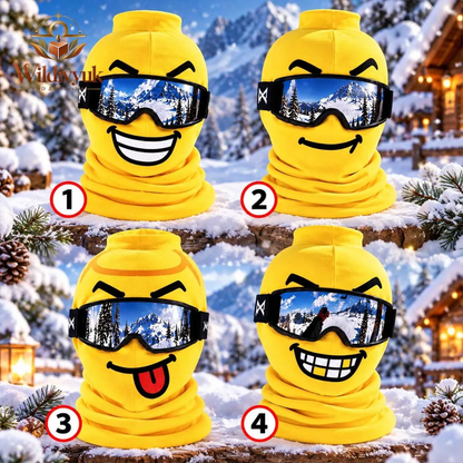 Smiley Ski Mask: Laughs on Every Slope