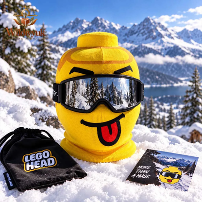 Smiley Ski Mask: Laughs on Every Slope